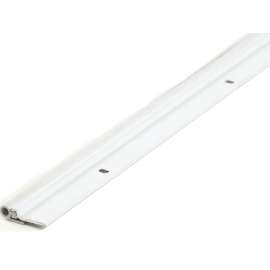 M-D 69938 Jamb Weatherstrip Kit, 7/8 in W, 1/4 in Thick, Aluminum/Vinyl, White