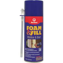 Red Devil Foam & Fill 0914 Foam Sealant, Champagne, 12 oz Aerosol Can