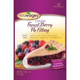 Mrs. Wages W803-J7425 Forest Berry Pie Filling Mix, 4 oz Pouch