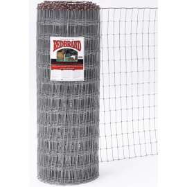 Red Brand Square Deal Tradition 70312 Horse Fence, 200 ft L, 48 in H, Non-Climb Mesh, 2 x 4 in Mesh, 12.5 ga Gauge