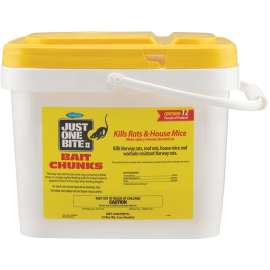 Starbar Just One Bite 100504298 Mouse and Rat Killer, Solid, 12 lb Pail