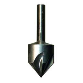 Task T60058 Drill Bit, 5/8 in Dia, Countersink, 5-Flute, 1/4 in Dia Shank