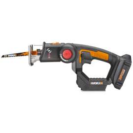 WORX WX550L Reciprocating and Jig Saw, Battery Included, 20 V, 1.5 Ah, 3/4 in L Stroke