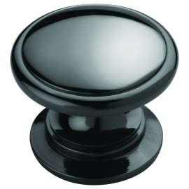 Amerock Allison Value Series BP53012BN Cabinet Knob, 1-1/16 in Projection, Zinc, Nickel