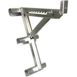 Qualcraft 2431 3-Rung Ladder Jack, Aluminum, For Round or D-Rung Style Ladders