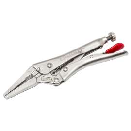 Crescent C6NVN/C6NV Long Nose Locking Plier, 2-1/4 in Jaw Opening, Nickel Jaw, Non-Slip Grip Handle