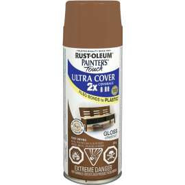 Painter's Touch Ultra Cover 268395 Enamel Spray Paint, Gloss, Chestnut, 340 g