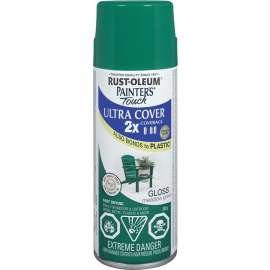 Painter's Touch Ultra Cover 268401 Enamel Spray Paint, Gloss, Meadow Green, 340 g