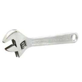 FULLER Pro Series 415-0015 Adjustable Wrench, 15 in OAL, Chrome Vanadium Steel, Nickel Plated, Cushion Grip Handle