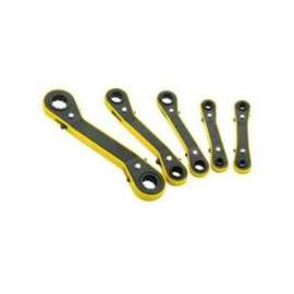 Fuller 426-1525 Box Wrench Set, 5-Piece, Chrome Vanadium Steel, Chrome, Specifications: Metric Measuring System