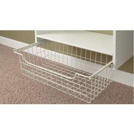 Easy Track 1308 Wire Basket, 14 in OAL, 24 in OAW, Steel, Powder-Coated