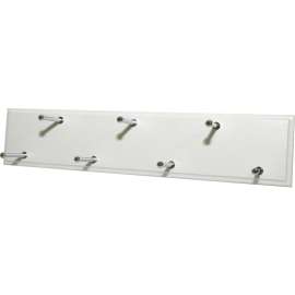 Easy Track RA1202 Belt Rack, 7-Hook, White