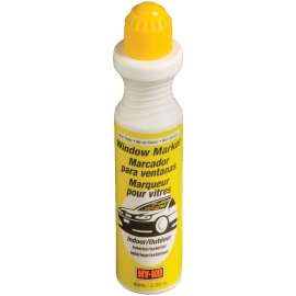 HY-KO 40611 Window Marker, Non-Toxic, Rain-Resistant, Yellow