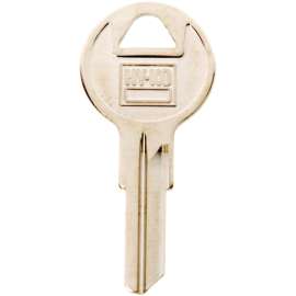 HY-KO 11010Y14 Key Blank, Brass, Nickel, For: Yale Cabinet, House Locks and Padlocks