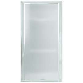 Sterling 1500D-31S Shower Door, Tempered Glass, Textured Glass, Framed Frame, Aluminum Frame