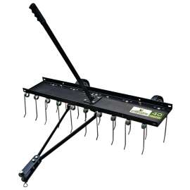 Landscapers Select YTL31101 Tine Dethatcher, 25.6 in OAW, 23.7 in OAD, 47.2 in OAH, 20-Tine, 2-Wheel, 20-Teeth