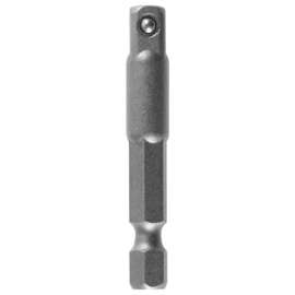 IRWIN 3567611C Socket Adapter, 1/4 in Drive, Square Drive, 2 in L, Alloy Steel