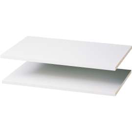 Easy Track RS1423 Adjustable Shelf, 100 lb, 14 in L, 23-7/8 in W, Wood