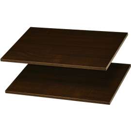 Easy Track RS1423-T Adjustable Shelf, 100 lb, 14 in L, 23-7/8 in W, Wood