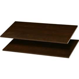 Easy Track RS1436-T Adjustable Shelf, 14 in L, 34-7/8 in W, Wood