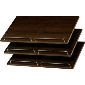 Easy Track RS1600-T Shoe Shelf with Rail, 3-Shelf, 24 in W