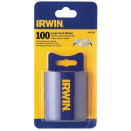 IRWIN 2087102 Utility Blade, Carbon Steel, 2-Point
