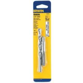 IRWIN 80238 Tap and Drill Bit Set, HCS/HSS