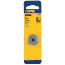 IRWIN 9318 Machine Screw Die, #6-32 Thread, NC Thread, Right Hand Thread, HCS