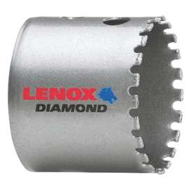 Lenox Diamond 1211932DGHS Hole Saw, 2 in Dia, 1-5/8 in D Cutting