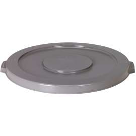 CONTINENTAL COMMERCIAL Huskee 2001GY Receptacle Lid, 20 gal, Plastic, Gray, For: Huskee 2000 Container