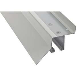 National Hardware N174-136 Box Rail, Steel, Galvanized, 12 ft L
