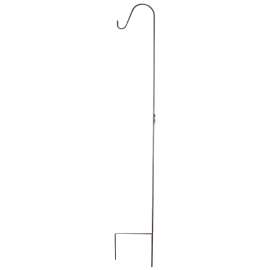 Landscapers Select GB-3090-1 Shepherd Hook, 12 in L, 84 in H, Steel, Hammertone Bronze, Matte, Hanging Mounting