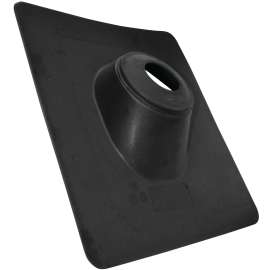 Oatey No-Calk Series 48102 Roof Flashing, 16 in OAL, 14 in OAW, 3 in Pipe, Thermoplastic