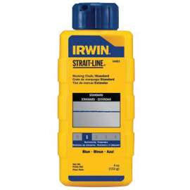 IRWIN 64801 Marking Chalk Refill, Blue, Temporary