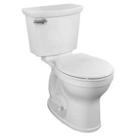American Standard Champion 4 747BA107SC.020 Flush Toilet, Round Bowl, 1.28 gpf Flush, 12 in Rough-In, 16-1/2 in H Rim