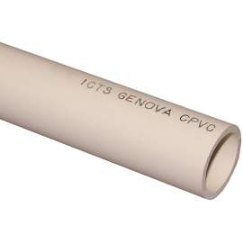 GENOVA 500 Series 44915/560010 Tubing, 1 in, 10 ft L, Plain, Buff