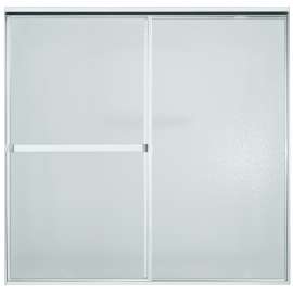 Sterling 690B Series 690B-59S Bath Door, Standard Frame, Aluminum Frame, Clear Glass, Tempered Glass, Sliding Door