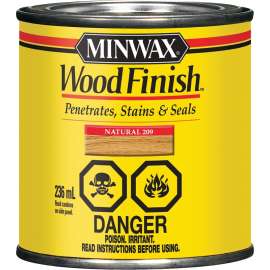 Minwax 209014444 Wood Stain, Natural, Liquid, 236 mL, Can