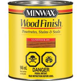 Minwax CM2310144 Wood Stain, Gunstock, Liquid, 236 mL, Can