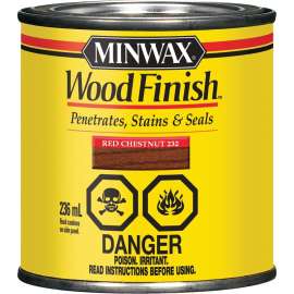 Minwax CM2320144 Wood Stain, Red Chestnut, Liquid, 236 mL, Can