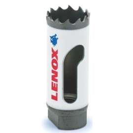 Lenox Speed Slot 2060576 Hole Saw, 7/8 in Dia, 1-5/8 in D Cutting, 4/6 TPI, HSS Cutting Edge