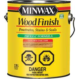 Minwax CM7107100 Wood Stain, Golden Oak, Liquid, 3.78 L, Can