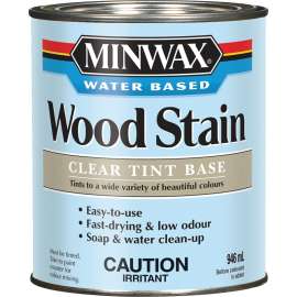 Minwax CM61807 Wood Stain, Semi-Transparent, Clear, Liquid, 1 qt