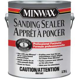 Minwax CM1570000 Sanding Sealer, Clear, Liquid, 3.78 L, Can