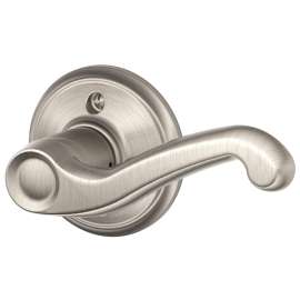 Schlage Flair Series F170FLA619RH Dummy Lever, Zinc, Satin Nickel