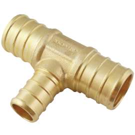 Apollo Valves CPXT343412 Tube Tee, 3/4 x 3/4 x 1/2 in