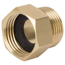 Landscapers Select GHADTRS-7 Hose Connector, 3/4 x 3/4 in, MNPT x FNH, Brass, Brass