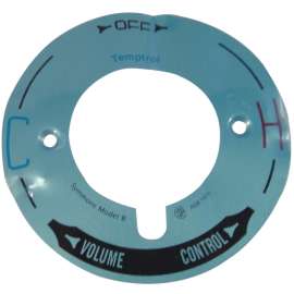 Danco 37613 Shower Temptrol Dial, Plastic, Chrome Plated, For: Symmons Model T-29B Faucet Handles