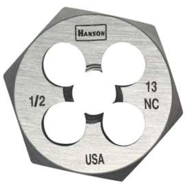 IRWIN 8465 Machine Screw Die, #1-8 Thread, NC Thread, Right Hand Thread, HCS