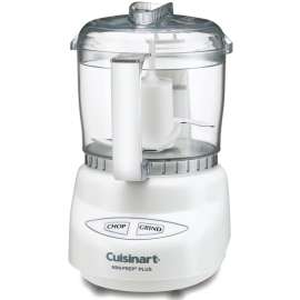 Cuisinart MINI-PREP PLUS Series DLC-2AC Chopper/Grinder, 750 mL Bowl, 600 W, Touchpad Control, Metal, White